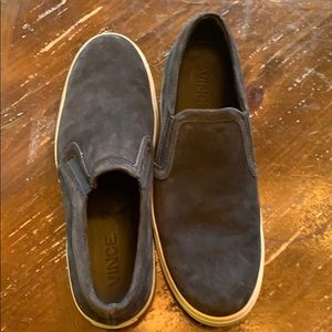 VINCE. Slip- on Dark Blue suede size 8.5 Shoes